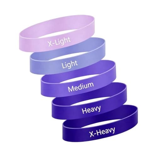 Qusinfc TPE Toe Fitness Set Toe Stretch Band for Travel, Purple