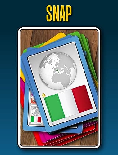 Smart Cards Countries, Gift, Stocking Filler, Travel Game, 7 games in 1, Pairs, Snap, Trumps, Rummy, Memory Quiz, Learn Facts, Age 5+, 1-8 Players — view 6