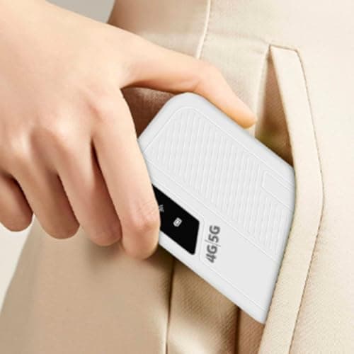 NONDK Travel WiFi Hotspot 4G 5G Mobile Hotspot SIM Slot 300Mbps Stable Connection Supports 10 Devices Asian Version Blue — view 5