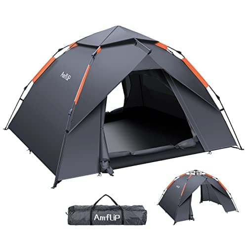 Camping Tent 2-3 Person Tent Pop Up Dome Tent,Tarpaulin Double Layers