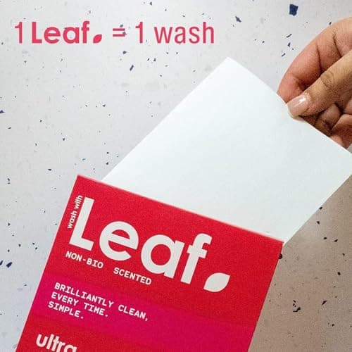Wash With Leaf Non-Bio Laundry Detergent Sheets - Travel Size, 75 Washes — view 4