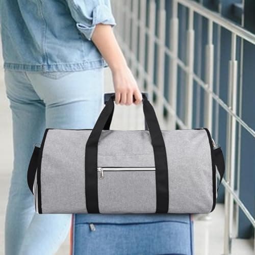 Garment Bag, Compression Bags, 21.65x11.81x11.42 Inches Duffel with Large Capacity, Wedding Supply with Smooth Texture, Business Accessory Hotel, Conference Dinner Routine for Men Women Professionals — view 3
