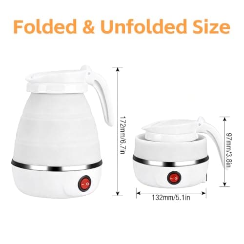 Travel Kettle Electric Foldable Camping Kettle Collapsible Kettle — view 4