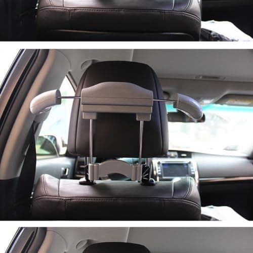 Retractable Car Coat Hanger, Headrest Suit Holder, — view 2
