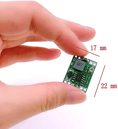 JZK 10 PCS Mini Size MP1584EN DC-DC Output Voltage Adjustable Step-Down Module, 3A Buck Converter, Adjustable 24V to 12V, 9V, 5V, 3V — view 4