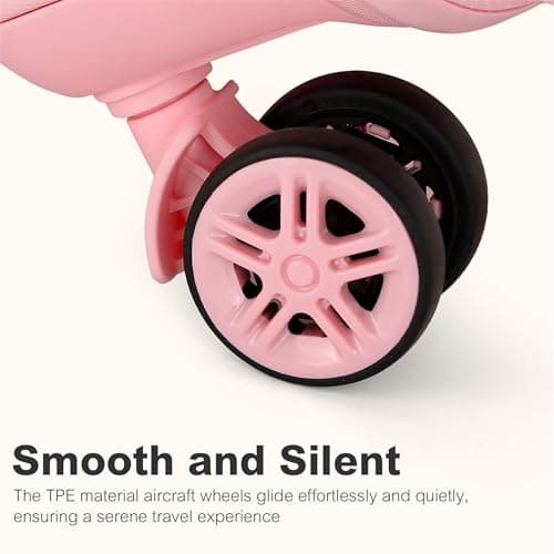 Kono 28 Inch Hard Shell Suitcase Large Expandable Travel Luggage (Pink) — view 5