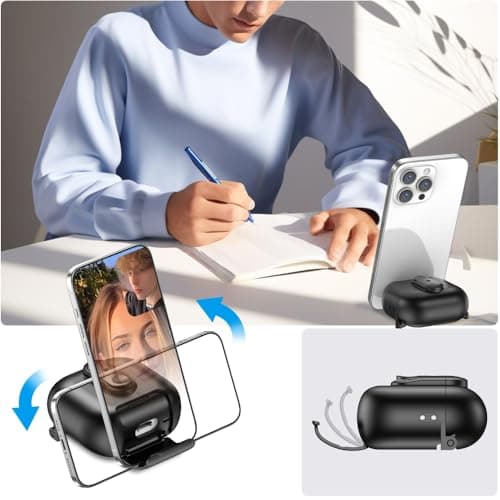 2-in-1 Earphones Case for Apple AirPods 4 (2024),Red+Black — view 4