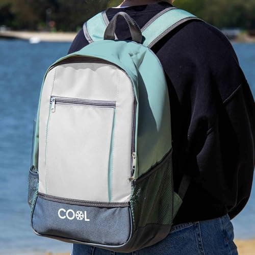 GEEZY Insulated Cool Bag Backpack – Lightweight Picnic Cooler with Spacious Compartments, Keeps Food and Drinks Fresh, Perfect for Camping, Hiking, Beach Outings, Assorted Designs — view 2