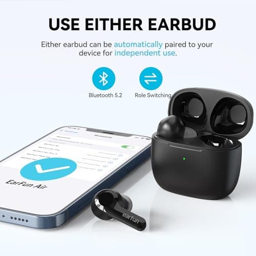 EarFun Air Wireless Earbuds, [What Hi-Fi Awards], Rich Sound Deep Bass — view 6