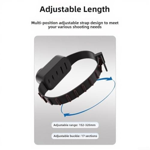Silicone Wristband for DJI for osmo for nano, Stylish Multi-Functional Pet Collar Strap Adjustable Lanyard Safety Accessory for Action Camera Mount(Lavender Purple) — view 3