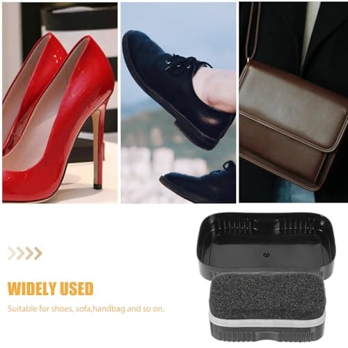 Double Sided Shoe Polish Sponge with Plastic Cover for Leather Shoes — view 3