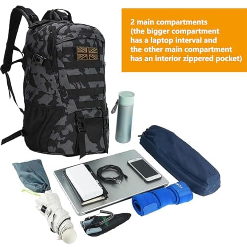 VIRAHYEM 30L Military Tactical Backpacks Molle Army Assault Pack — view 6