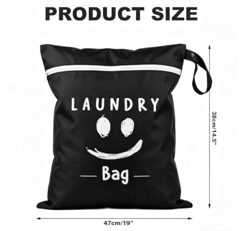 2 Pcs Large Travel Laundry Bag, 48 x 38cm — view 4