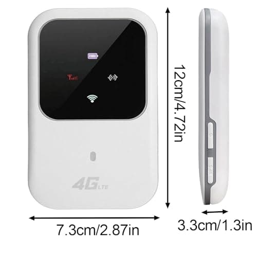 Portable WiFi Travel Router for Travel - 4G/5G Mobile WiFi Portable Hotspot Router with SIM Card Slot,Pocket-Sized MiFi Modem for Travel & Remote Work,4G LTE Mobile WiFi Hotspot for Outdoor (A) — view 2