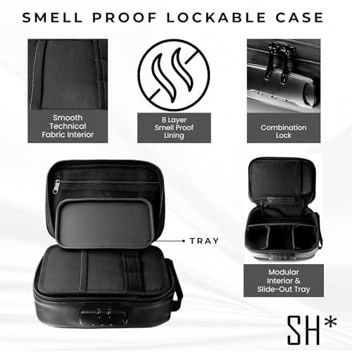 STASHIC Elite Smell Proof Bag - Lockable Case - Tray - SH* (Case Only) — view 3