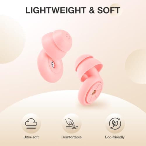 BUTBU Ear Plugs for Sleep, Reusable Noise Reduction Earplugs — view 5