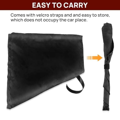 PSLER Car Ev Charger Cover Waterproof All Weather Magnetic Adhesion Black — view 6