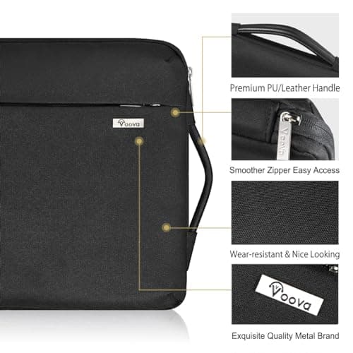 Voova 14-15 Inch Laptop Sleeve 360°Protective Case for MacBook Air M5 — view 2