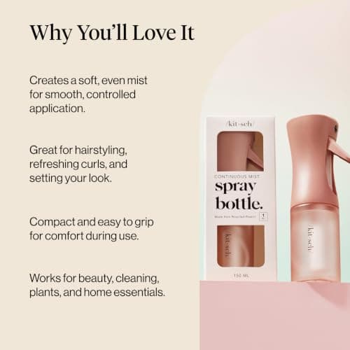 Kitsch Fine Mist Spray Bottle for Hair 150 ml - Terracotta — view 5