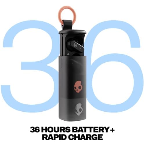 Skullcandy Dime Evo Wireless Earbuds with Clip-Anywhere Case - True Black — view 2