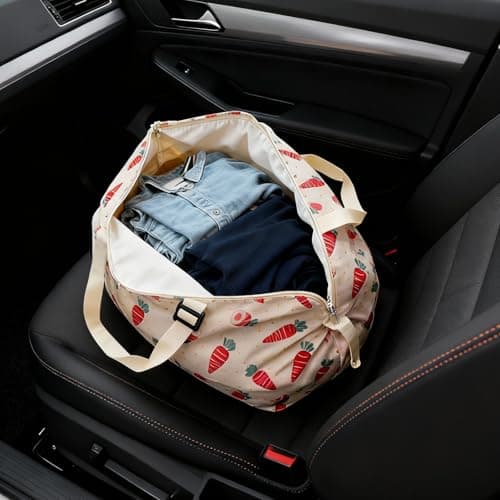 QZDAFFIC 2Pcs Waterproof Tote Bags, Zip Top with Adjustable Straps — view 3
