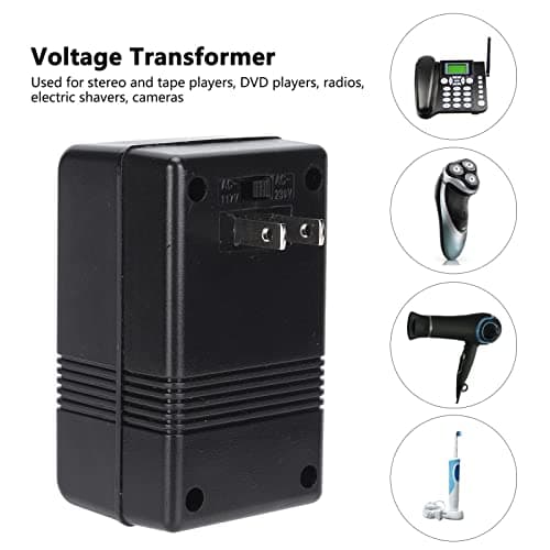 AYNEFY Voltage Converter 100W, Step Up/Down Power Transformer AC100-120V 50/60Hz to AC220-240V 100W with USB Port for Hair Dryer Straightener Iron Charger Travel Use — view 3