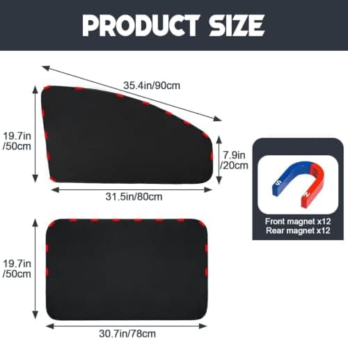Car Windshield Magnetic Shade For Leapmotor B10 2025-2026 — view 2