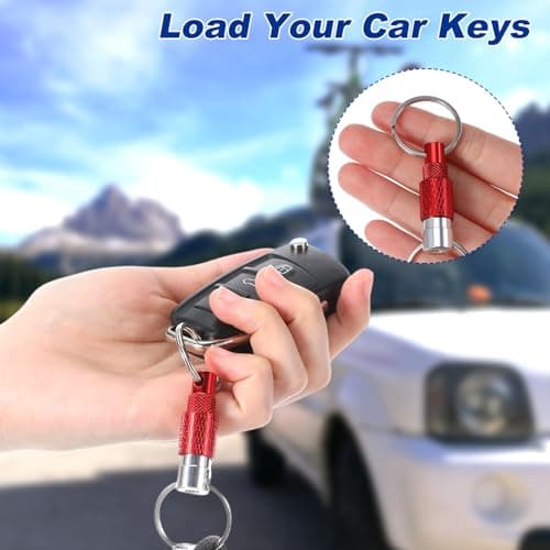 guduling 3Pcs Pull Apart Key Rings,3 Color Quick Release Keyring,Aluminum — view 6