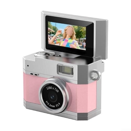 for mini Digital Camera 0.96" Screen Pocket Vlog Cam for mini(Brown) — view 3