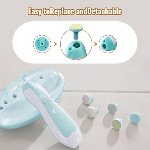 Baby Nail File Pads 12 PCS – Replacement Pads for Electric Baby Nail Trimmer – for Newborns Infants and Toddlers — view 4