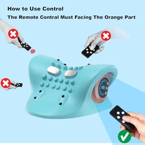 Electric 4-in-1 EMS Neck Massager with Heat, 3 Modes, 6 Intensities — view 4