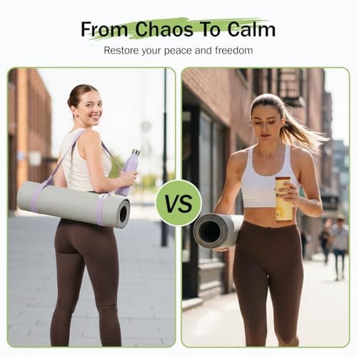 Slim Panda Yoga Mat Straps for Carrying, Adjustable Yoga Mat Carrier (Yoga Mat Not Included) — view 4
