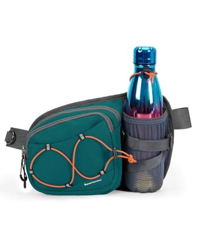 Sportsnew Bum Bag Fanny Pack for Men Women with Water Bottle Holder