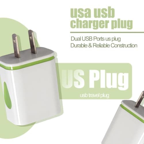 2 Pcs Usa Usb Charger Plug Adapter, Uk to Usa Plug Adapter with Usb — view 3