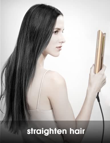ANGENlL Nano Titanium Flat lron Hair Straightener and Curler 2 in 1 — view 5