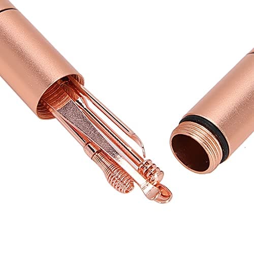 Fabater Earwax Remover Kit, Stainless Steel, 12 Pcs (Rose Gold+Gold) — view 5