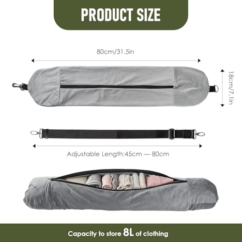 IONEKIUK Neck Pillow For Travel Stuffable Travel Pillow — view 2