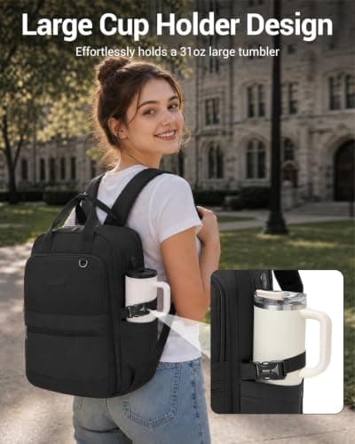 Kono Laptop Backpack Womens School Bags for Girls Lightweight Rucksack — view 5
