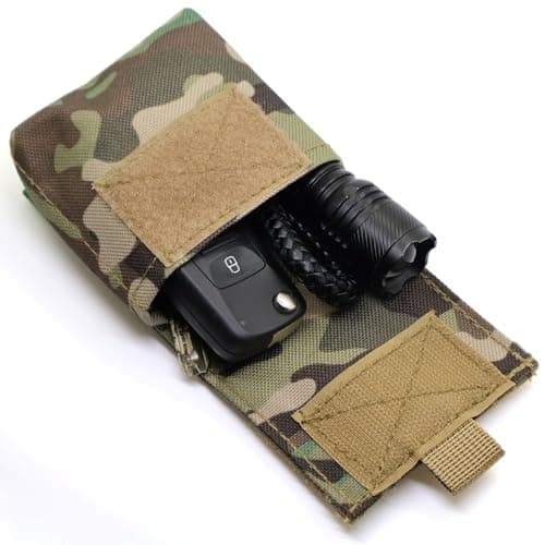 Small Camouflage MOLLE Pouch Waist Pack Bag EDC Organiser Medic Tool Bag Airsoft Military Army Utility Belt Backpack Vest Pouch Camo — view 2