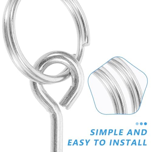 12pcs Tent Ring and Pin Connectors for Outdoor Camping Travel — view 3