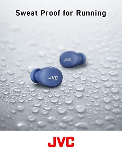 JVC HA-Z66T-A Gumy Mini True Wireless Earbuds, 23 Hours Playback, Bluetooth 5.1, Compact and Lightweight, Water Resistance (IPX4), Blue — view 5