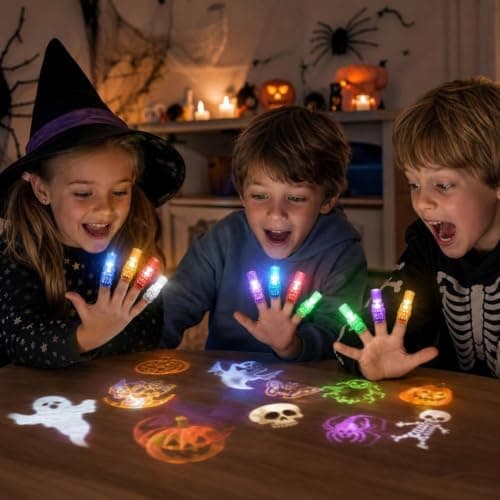 36PCS Halloween Finger Projector Lights, Glow in The Dark Finger Lights — view 6