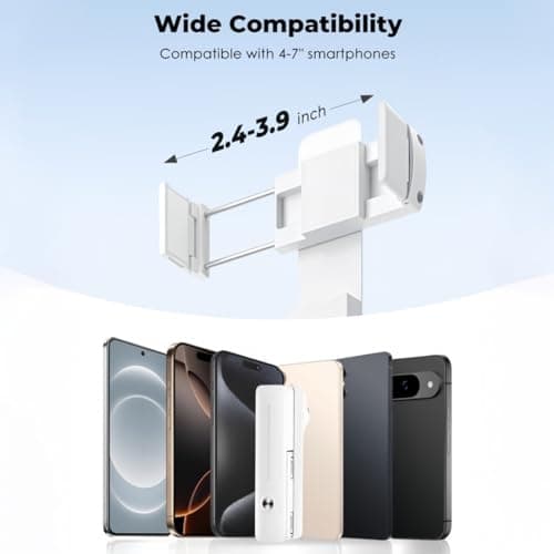 YRREATY Folding Selfie Stick Universal Phone Grip for Most Smartphones — view 4
