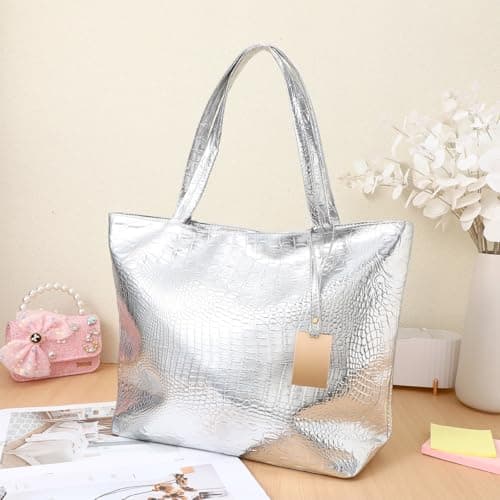 GAROZATION Women Handbag Pu Pattern Tote Bag Large Capacity Shoulder Shopping Bag with Handle for School Work Travel — view 5