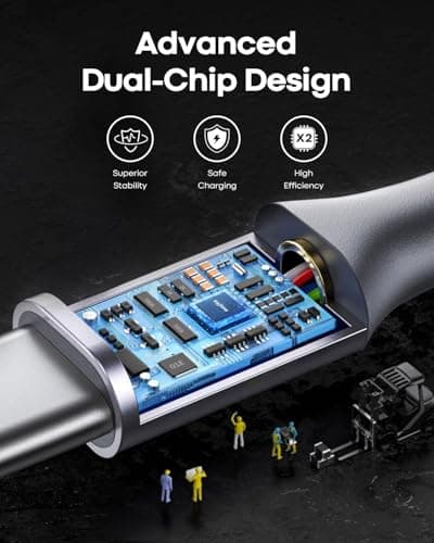 0.5m 3Pack Short USB C Cable, USB to Type C Charger Cable 3A Fast Charging — view 4