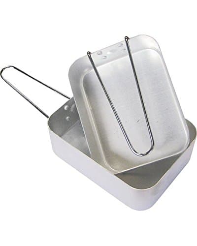 2 Piece Mess Tin Set - Aluminium