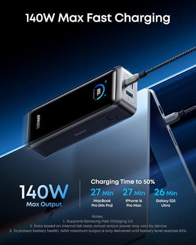 Anker Prime Power Bank, 26,250mAh 300W Fast Charging — view 3