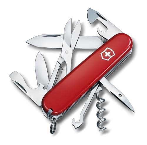 Victorinox Swiss Army Knife Climber Medium Multitool 14 Functions Red