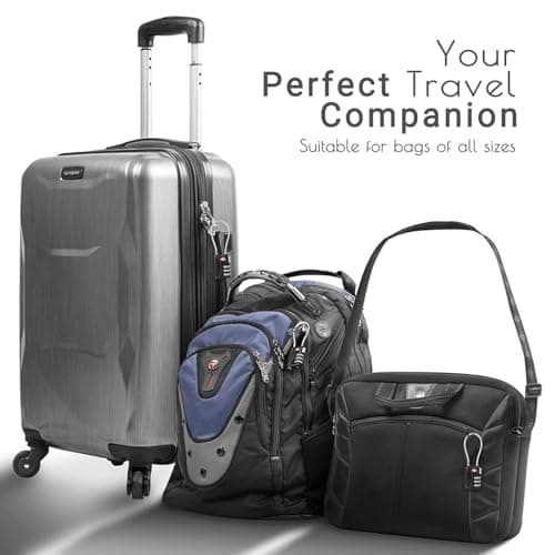 CFMOUR Suitcase Locks, 3-Dial TSA Approved Luggage Lock with Flexible Cable — view 6