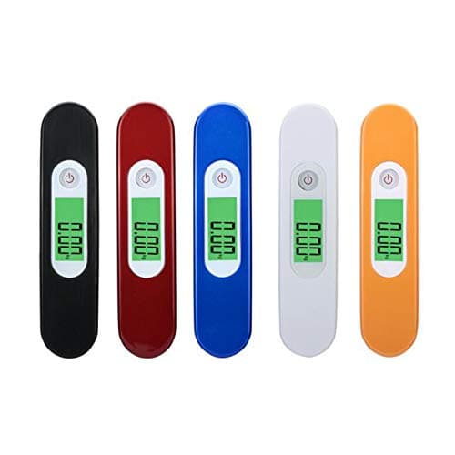 Portable Digital Luggage Weighing Scale & Electronic Suitcase Handheld Scale Hanging Scale for Travel/Outdoor/Home Use,110 lb/50KG(White) — view 3